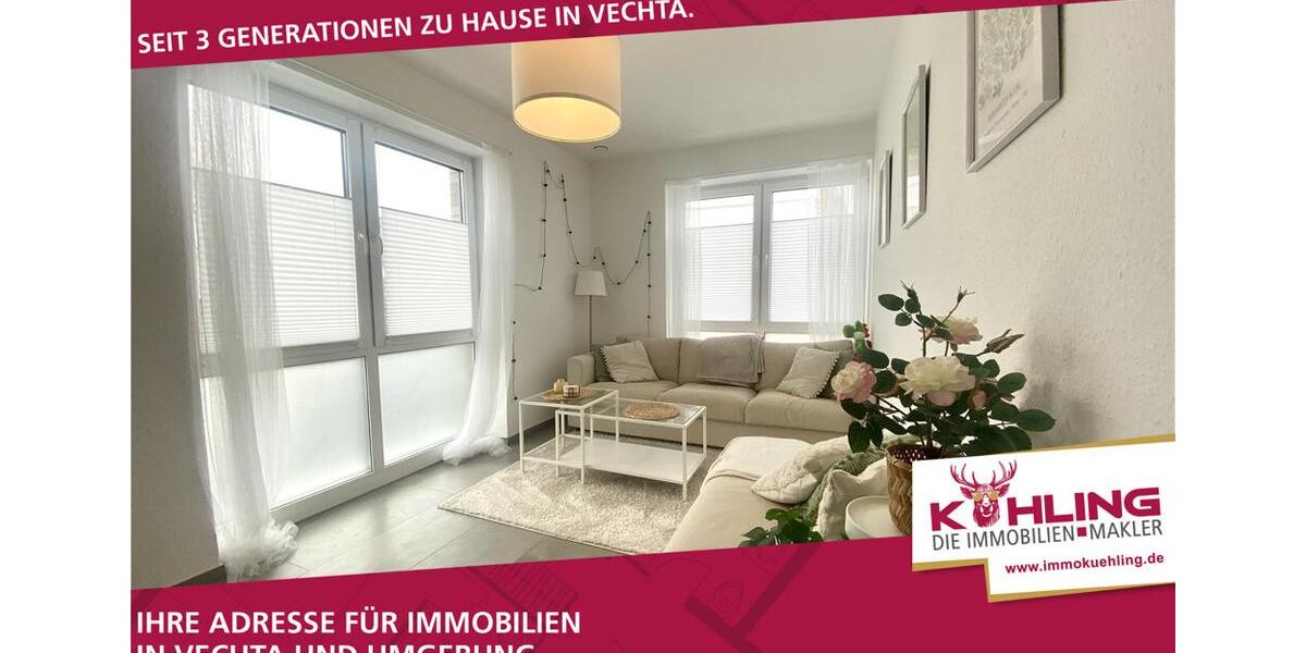 Etagenwohnung Vechta - 3 Zimmer, 77 m&sup2;, 750&euro; | Angebot:24847370