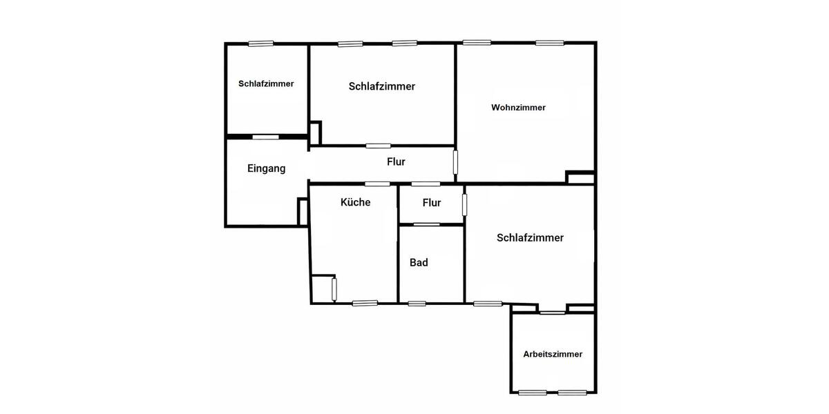 Etagenwohnung Dessau-Roßlau Dessau - 5 Zimmer, 110 m&sup2;, 820&euro; | Angebot:26518941