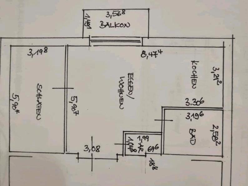Etagenwohnung Stegaurach - 2 Zimmer, 70 m&sup2;, 635&euro; | Angebot:25842119