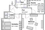 Etagenwohnung Uelsen - 2 Zimmer, 45 m&sup2;, 360&euro; | Angebot:26535468