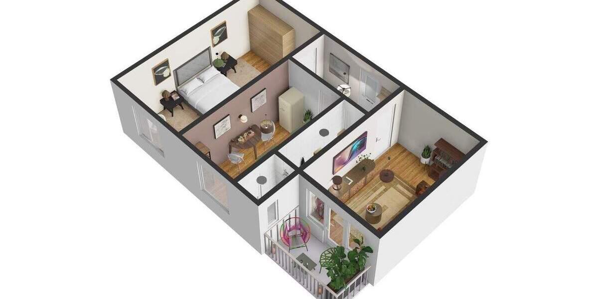 Helle 2-Zi-Whg in Eimsbüttel • ca. 50 m² mit Südwestbalkon 2 zimmer