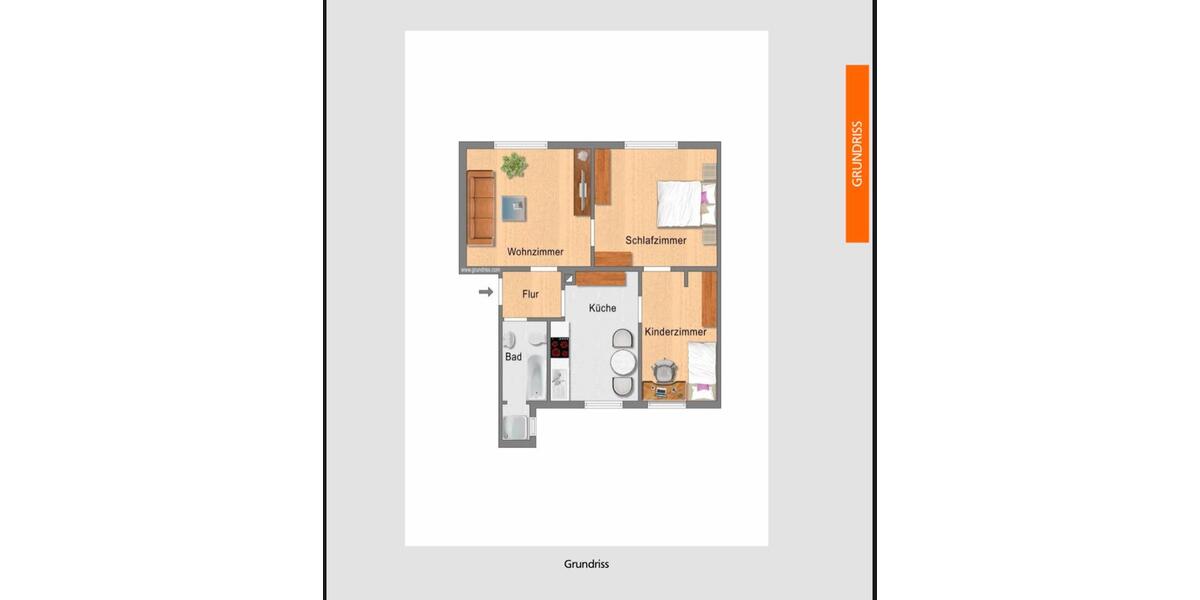 Erdgeschoßwohnung Schwäbisch Hall - 3 Zimmer, 60 m&sup2;, 620&euro; | Angebot:24653843