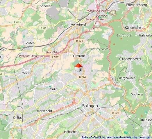 Etagenwohnung Solingen Central - 2 Zimmer, 77 m&sup2;, 1.277&euro; | Angebot:24588648