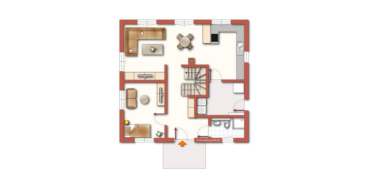 Einfamilienhaus Malsfeld - 5 Zimmer, 135 m&sup2;, 1.850&euro; | Angebot:26445208