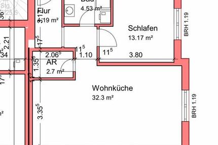 Wohnung Schwalmstadt - 2 Zimmer, 56 m&sup2;, 600&euro; | Angebot:24998462