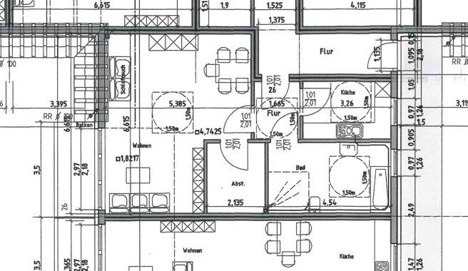 Etagenwohnung Spenge - 1 Zimmer, 57 m&sup2;, 301&euro; | Angebot:26490893