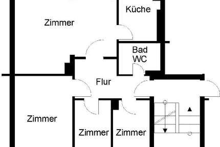 Wohnung Bremerhaven - 4 Zimmer, 64 m&sup2;, 359&euro; | Angebot:26179898