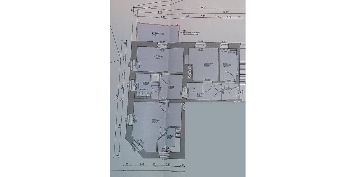 Etagenwohnung Görlitz Altstadt - 4 Zimmer, 83 m&sup2;, 600&euro; | Angebot:26080723