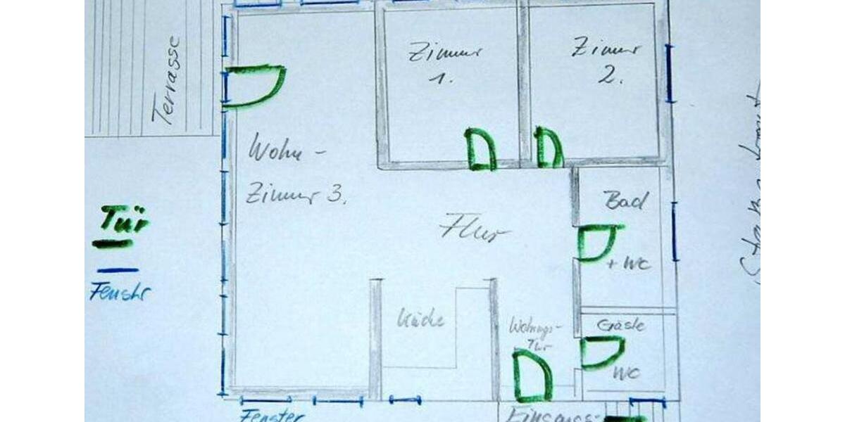 Hochparterre Nuthetal - 3 Zimmer, 120 m&sup2;, 1.600&euro; | Angebot:26052131