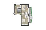 Etagenwohnung Chemnitz Zentrum - 2 Zimmer, 58 m&sup2;, 353&euro; | Angebot:26842189