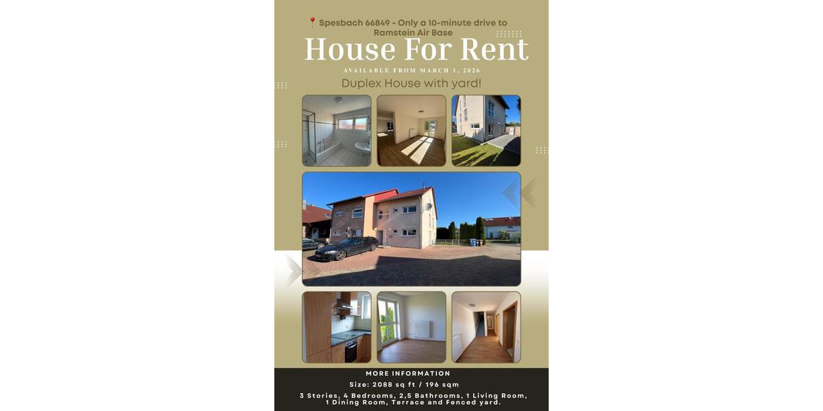 Doppelhaushälfte Kaiserslautern Betzenberg - 4 Zimmer, 2 m&sup2;, 2.200&euro; | Angebot:25906237