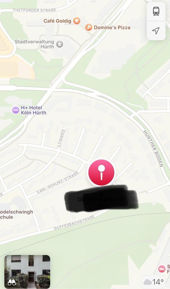 Kleines Appartment zu vermieten in Hürth zimmer