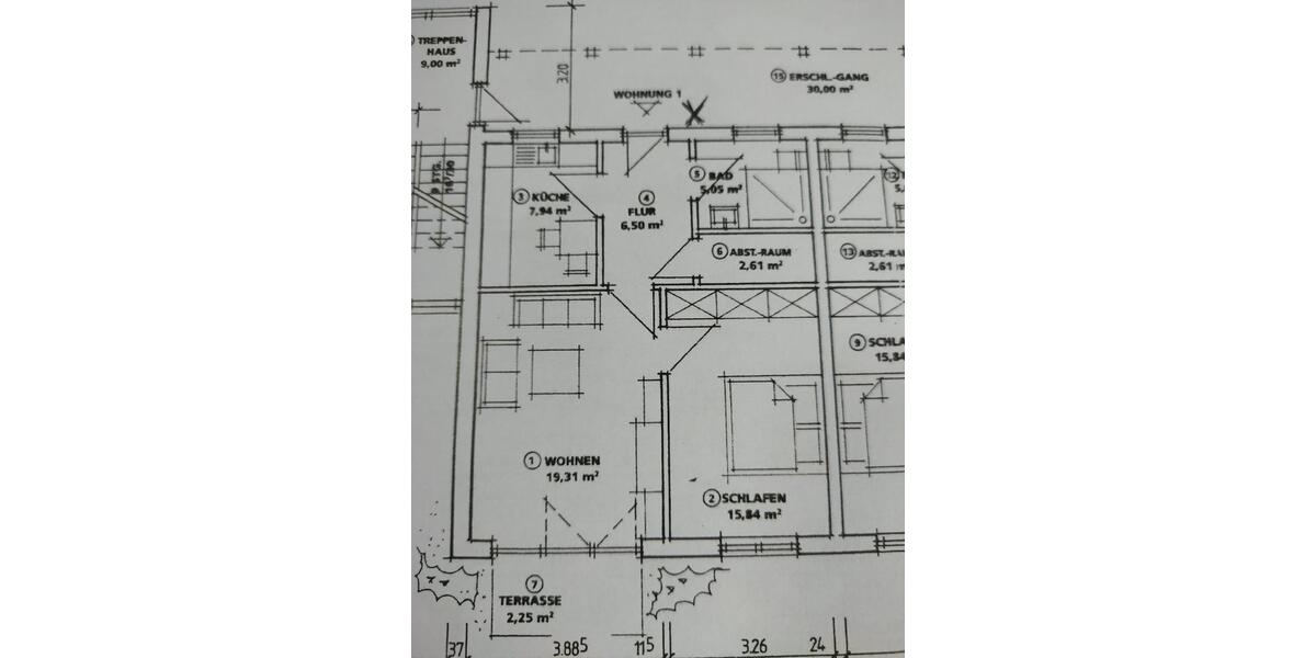 Dachgeschoßwohnung Warder - 2 Zimmer, 57 m&sup2;, 780&euro; | Angebot:24443704