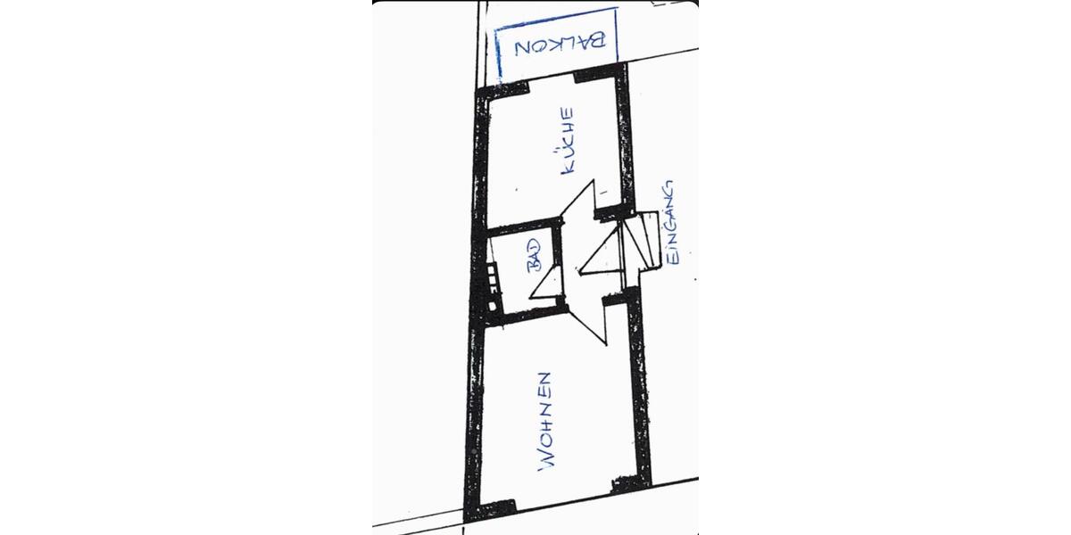Hochparterre Karlsruhe Knielingen - 1 Zimmer, 42 m&sup2;, 560&euro; | Angebot:26600773