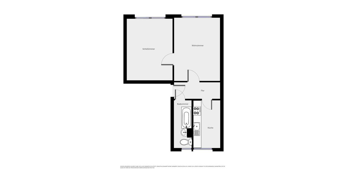 Etagenwohnung Colditz - 2 Zimmer, 48 m&sup2;, 229&euro; | Angebot:26490331