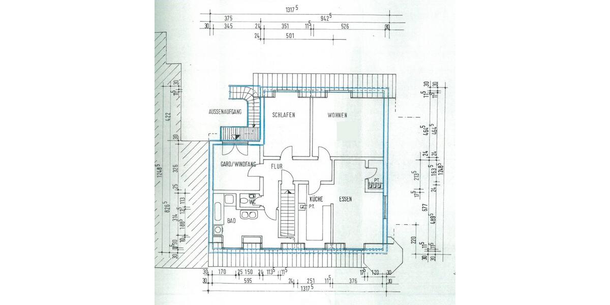 Etagenwohnung Schrozberg - 4 Zimmer, 97 m&sup2;, 890&euro; | Angebot:25990806