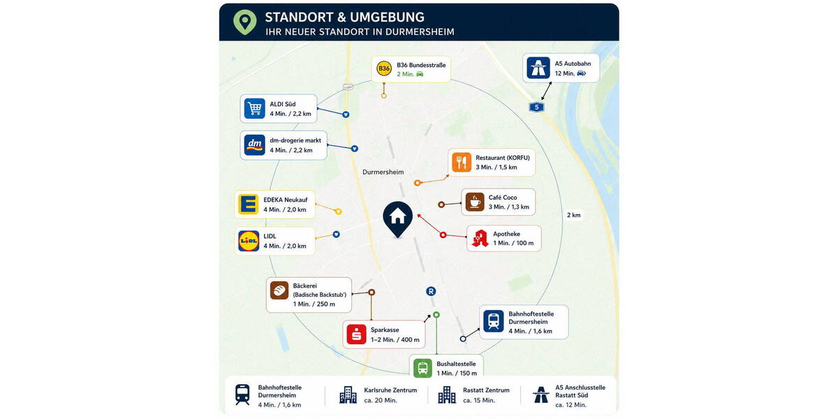 Terrassenwohnung Durmersheim - 4 Zimmer, 120 m&sup2;, 1.300&euro; | Angebot:26569337
