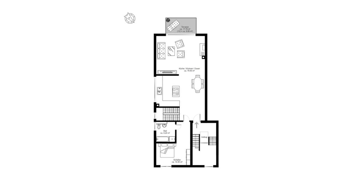 Maisonettenwohnung Hamburg Harburg - 4 Zimmer, 215 m&sup2;, 2.495&euro; | Angebot:24876425