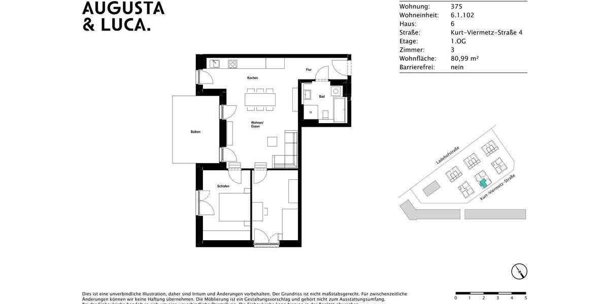 Ihre Traumwohnung: 3-Zimmer Wohnung mit Terrasse 3 zimmer