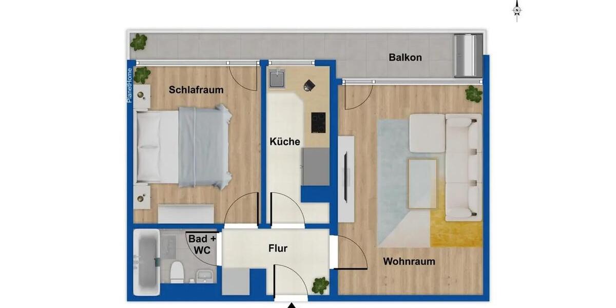 Wohnen auf Zeit Oberschleißheim - 1 Zimmer, 19 m&sup2;, 1.100&euro; | Angebot:24746580