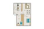 Erdgeschoßwohnung Duisburg Walsum - 3.5 Zimmer, 52 m&sup2;, 437&euro; | Angebot:26627537