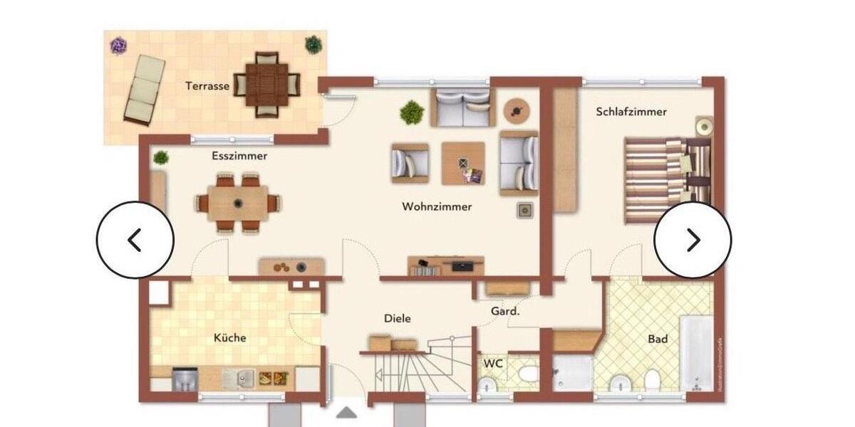 Erdgeschoßwohnung Wiehl - 2 Zimmer, 87 m&sup2;, 970&euro; | Angebot:26621341