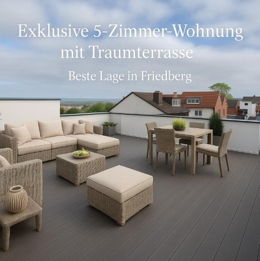 FRIEDBERG'S EXKLUSIVSTE DACHTERRASSEN-Wohnung