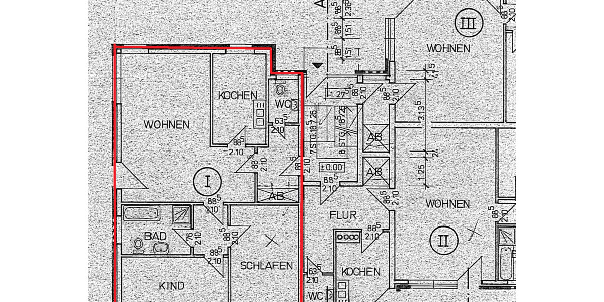 Erdgeschoßwohnung Enger - 3 Zimmer, 83 m&sup2;, 910&euro; | Angebot:25377942