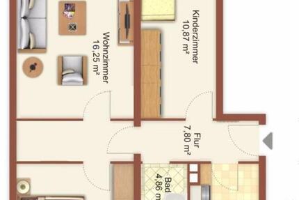 Wohnung Greifswald - 3 Zimmer, 60 m&sup2;, 580&euro; | Angebot:25229786