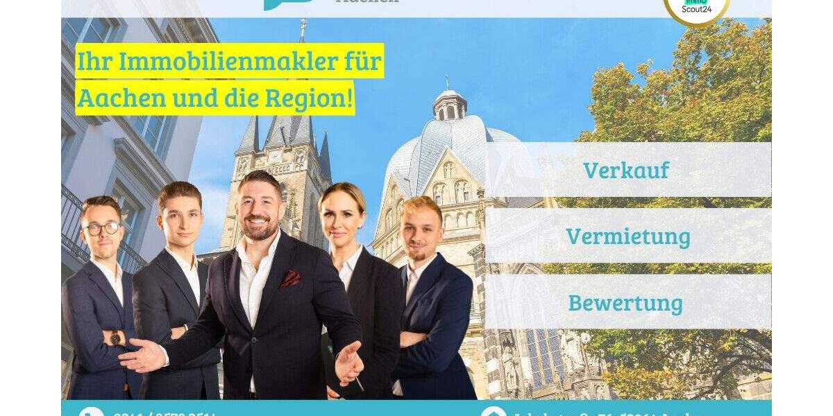 Etagenwohnung Aachen Aachen-Mitte - 4 Zimmer, 79 m&sup2;, 1.180&euro; | Angebot:23696537