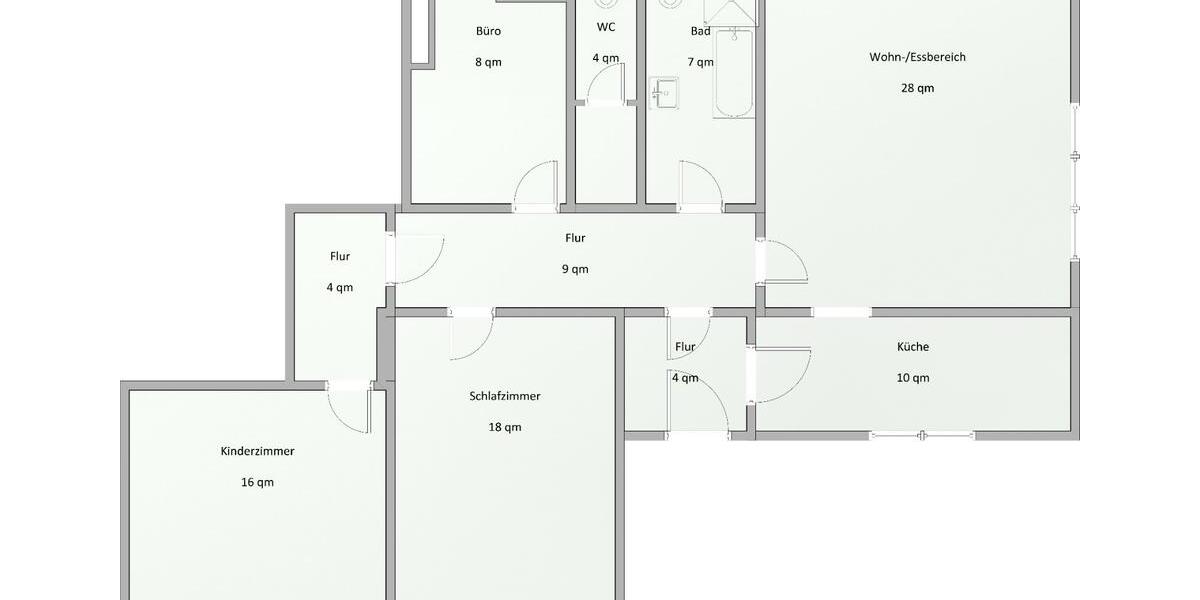Geräumige 4-Zimmerwohnung in Johannesberg 4 zimmer