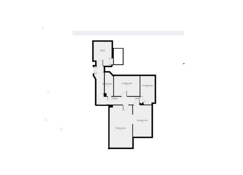 4 Raum Wohnung mit Balkon