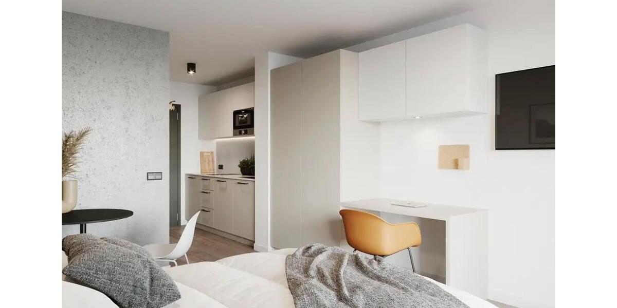 Etagenwohnung Regensburg Ganghofersiedlung - 1 Zimmer, 22 m&sup2;, 550&euro; | Angebot:26022266