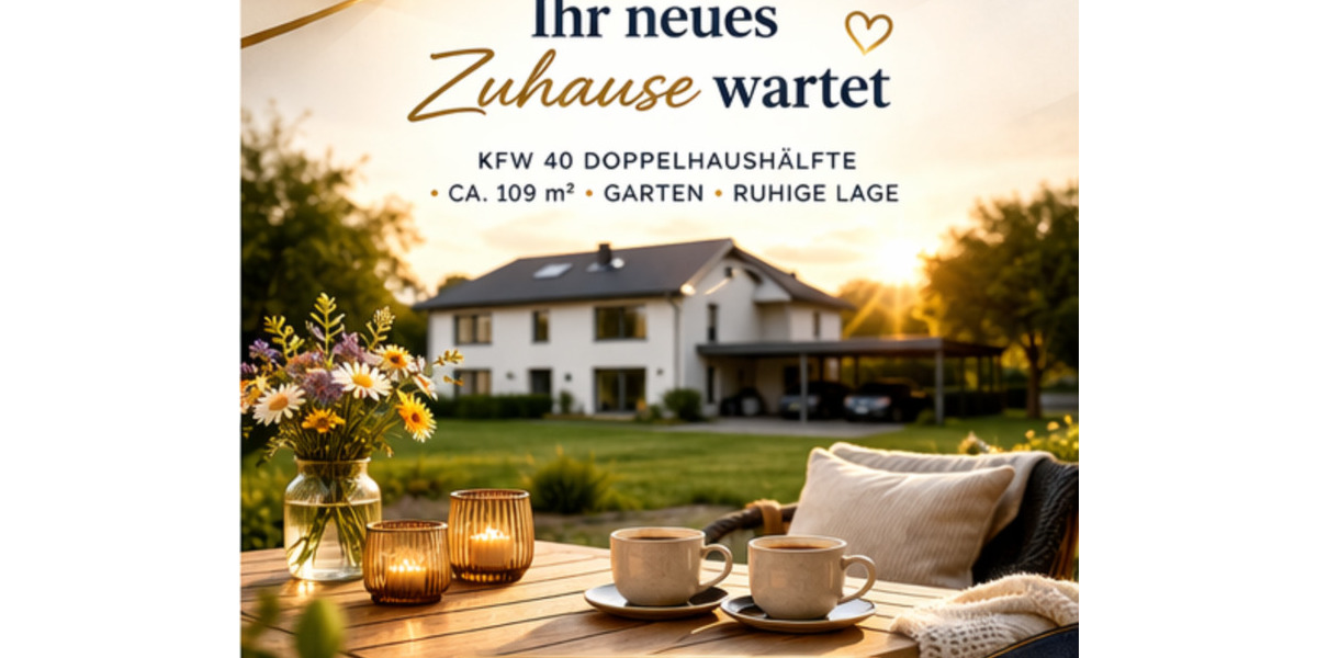 Doppelhaushälfte Horneburg - 5 Zimmer, 109 m&sup2;, 1.750&euro; | Angebot:25866625