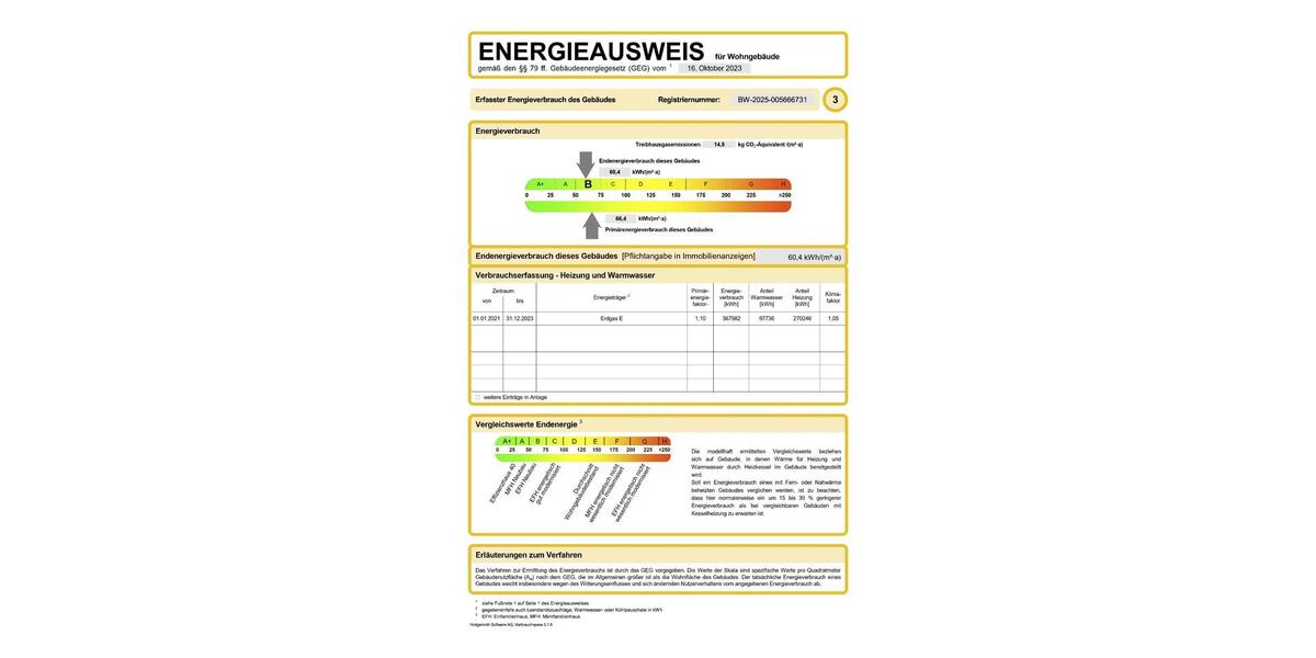 Dachgeschoßwohnung Pforzheim Dillweißenstein - 2 Zimmer, 52 m&sup2;, 608&euro; | Angebot:25148913