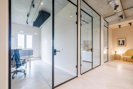 Rheinblick-Double Office: Modernes Coworking in Duisburg Ruhrort zimmer