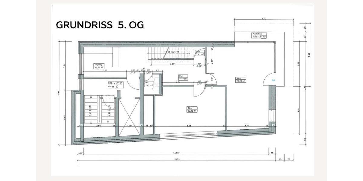 Attraktive EG Gewerbefläche zimmer