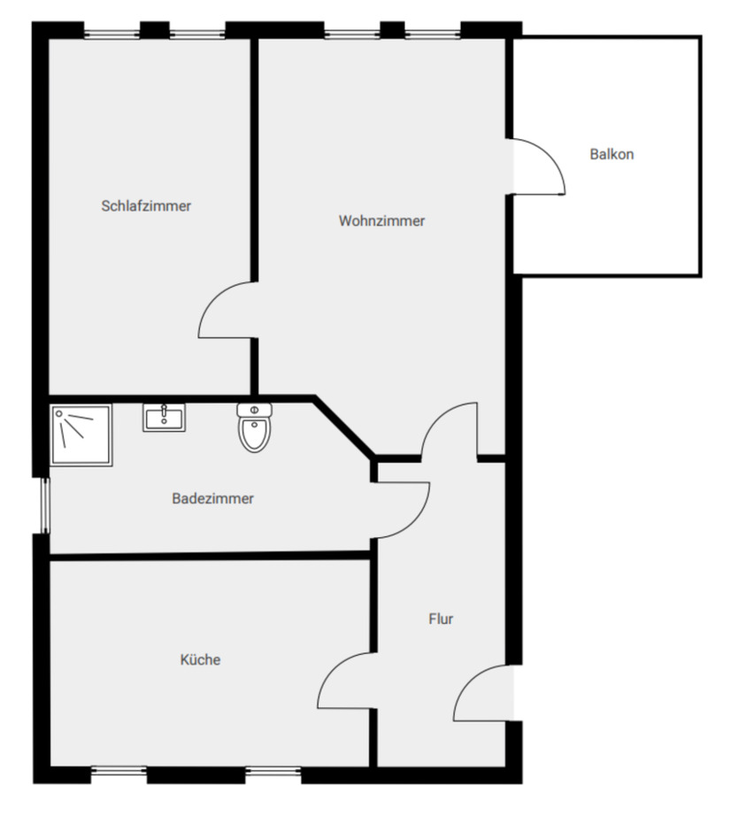Wohnen in bester Lage – große 2-Zimmer-Wohnung mit Aufzug in Löderburg