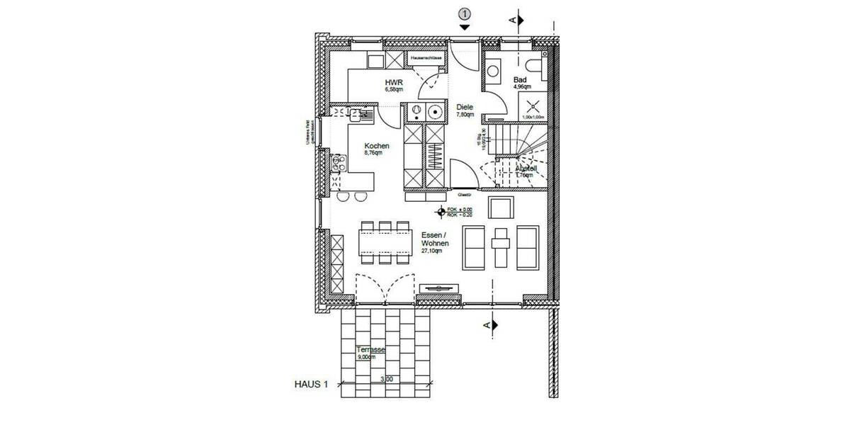 Doppelhaushälfte Wangerland / Hohenkirchen Hohenkirchen - 1.190&euro; | Angebot:26796188