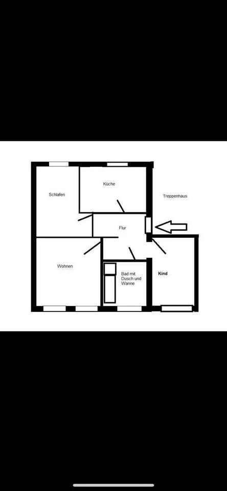 3 - Raum - Wohnung