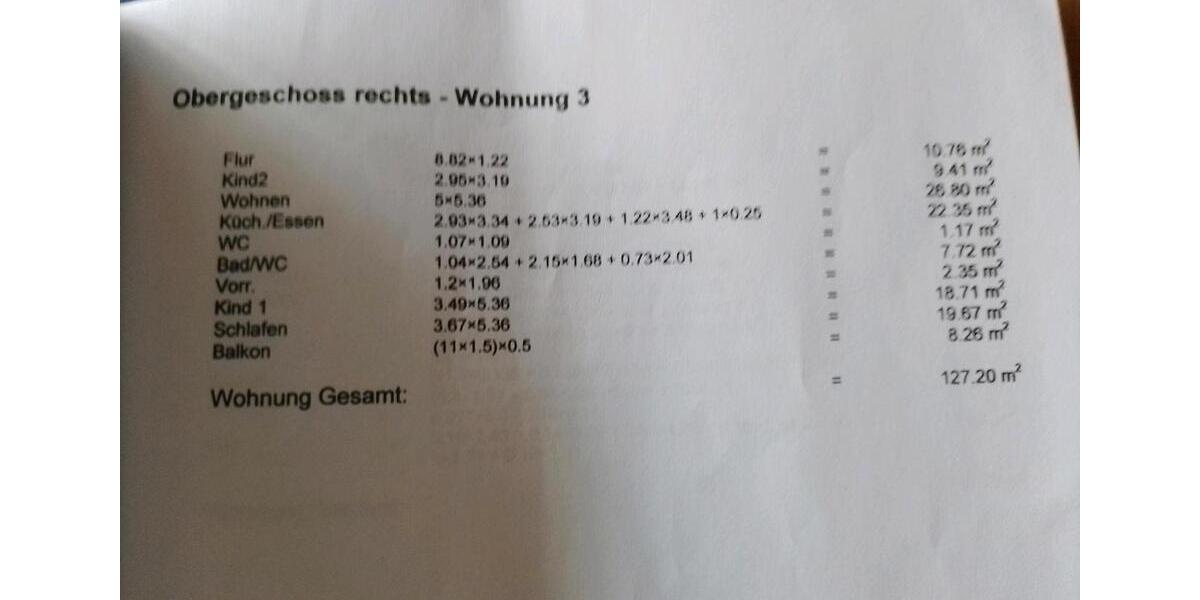 Etagenwohnung Chamerau - 4 Zimmer, 127 m&sup2;, 720&euro; | Angebot:26263151