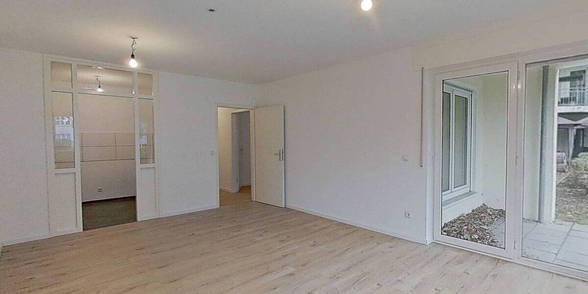 Terrassenwohnung Düsseldorf Hellerhof - 2 Zimmer, 57 m&sup2;, 769&euro; | Angebot:26740551