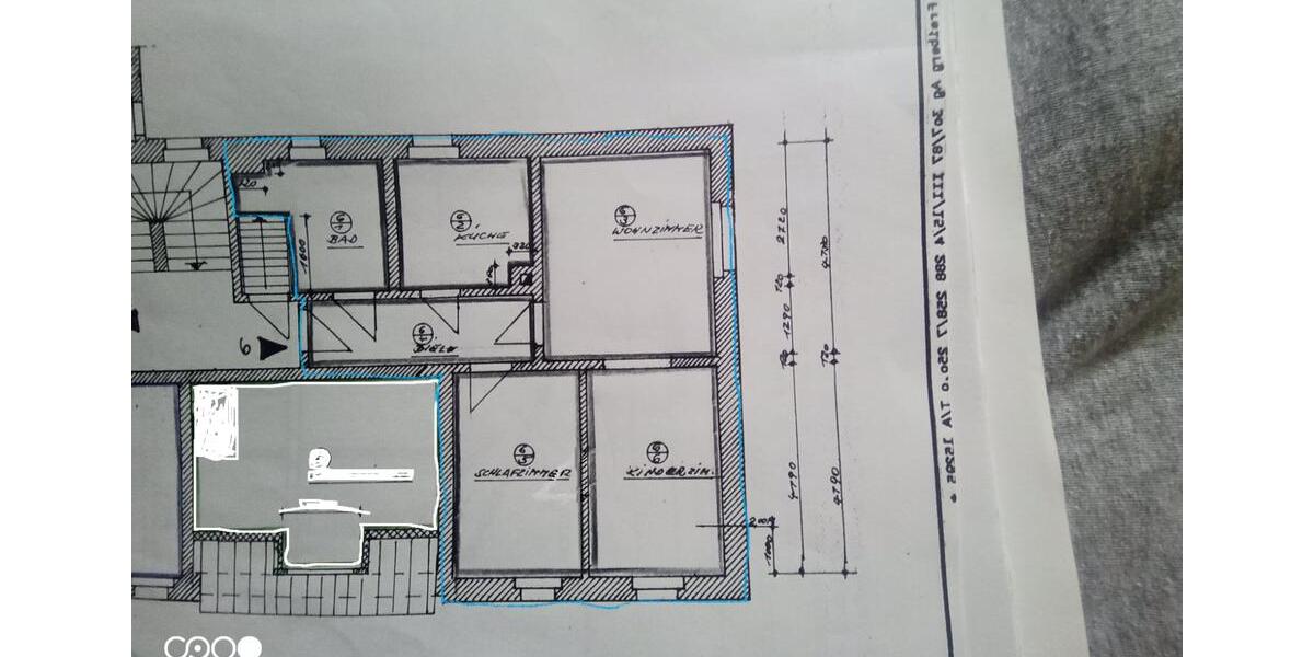 Etagenwohnung Mittweida - 3 Zimmer, 57 m&sup2;, 188&euro; | Angebot:24419316