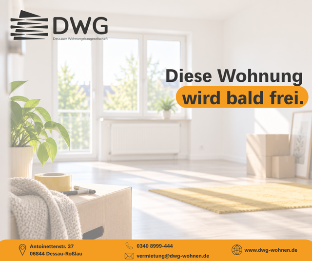 Etagenwohnung Dessau-Roßlau Roßlau - 1 Zimmer, 32 m&sup2;, 325&euro; | Angebot:27441739