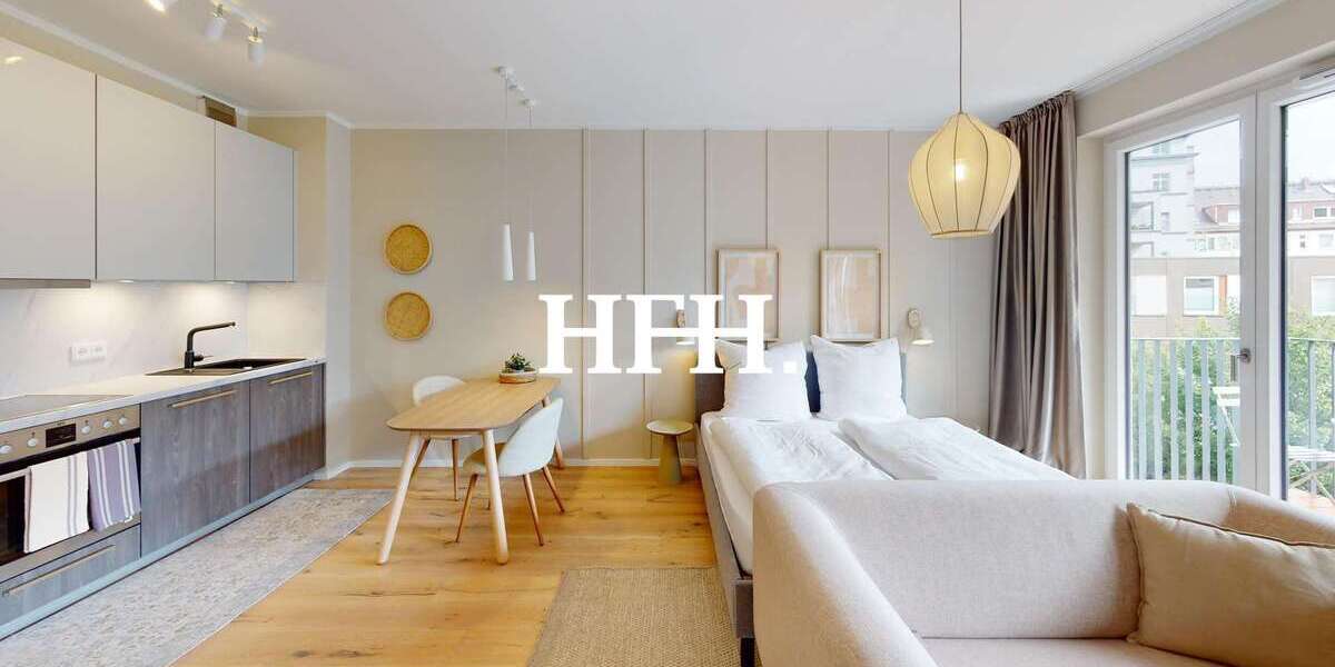 Etagenwohnung Hamburg Hohenfelde - 1 Zimmer, 52 m&sup2;, 1.700&euro; | Angebot:26748417