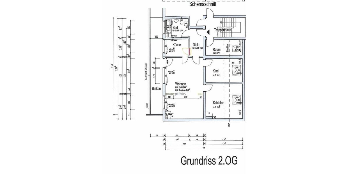 Dachgeschoßwohnung Neuwied - 3 Zimmer, 82 m&sup2;, 757&euro; | Angebot:26620367
