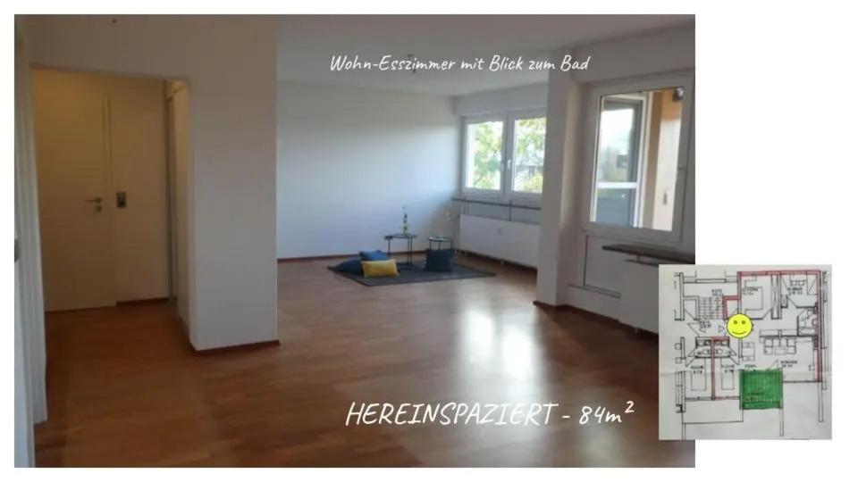 Etagenwohnung Bamberg Am Bruderwald - 3 Zimmer, 83 m&sup2;, 1.050&euro; | Angebot:24765802