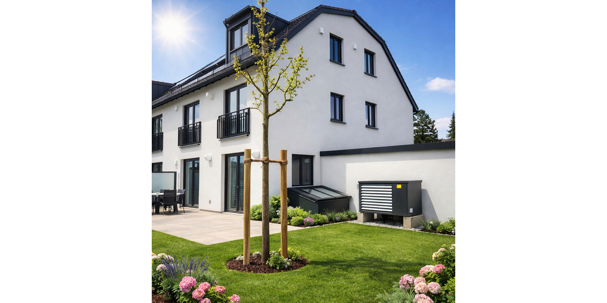 Neubau einer geräumigen Doppelhaushälfte in Oberschleißheim - Doppelhaushälfte Oberschleißheim | Angebot:25319069