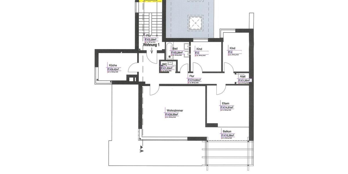 Etagenwohnung Westerstede - 4 Zimmer, 99 m&sup2;, 720&euro; | Angebot:26492930