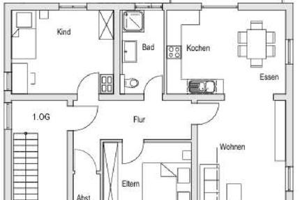 Kernsaniert: Geschmackvolle 3-Raum-Wohnung mit EBK und Balkon